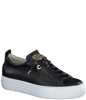 Paul Green Faye Leather Platform Sneakers