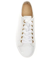 Paul Green Sophie Crinkled Leather Cap Toe Sneakers