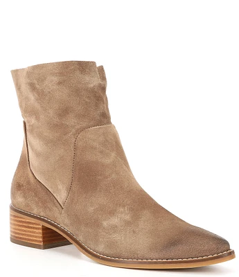 Paul Green Willow Leather Suede Booties