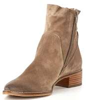 Paul Green Willow Leather Suede Booties