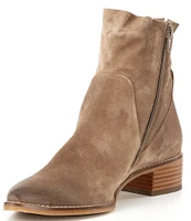 Paul Green Willow Leather Suede Booties