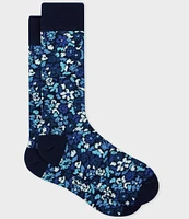 Paul Smith Pencil Floral Crew Socks