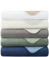 Peacock Alley Alta Reversible Cotton Bed Blanket