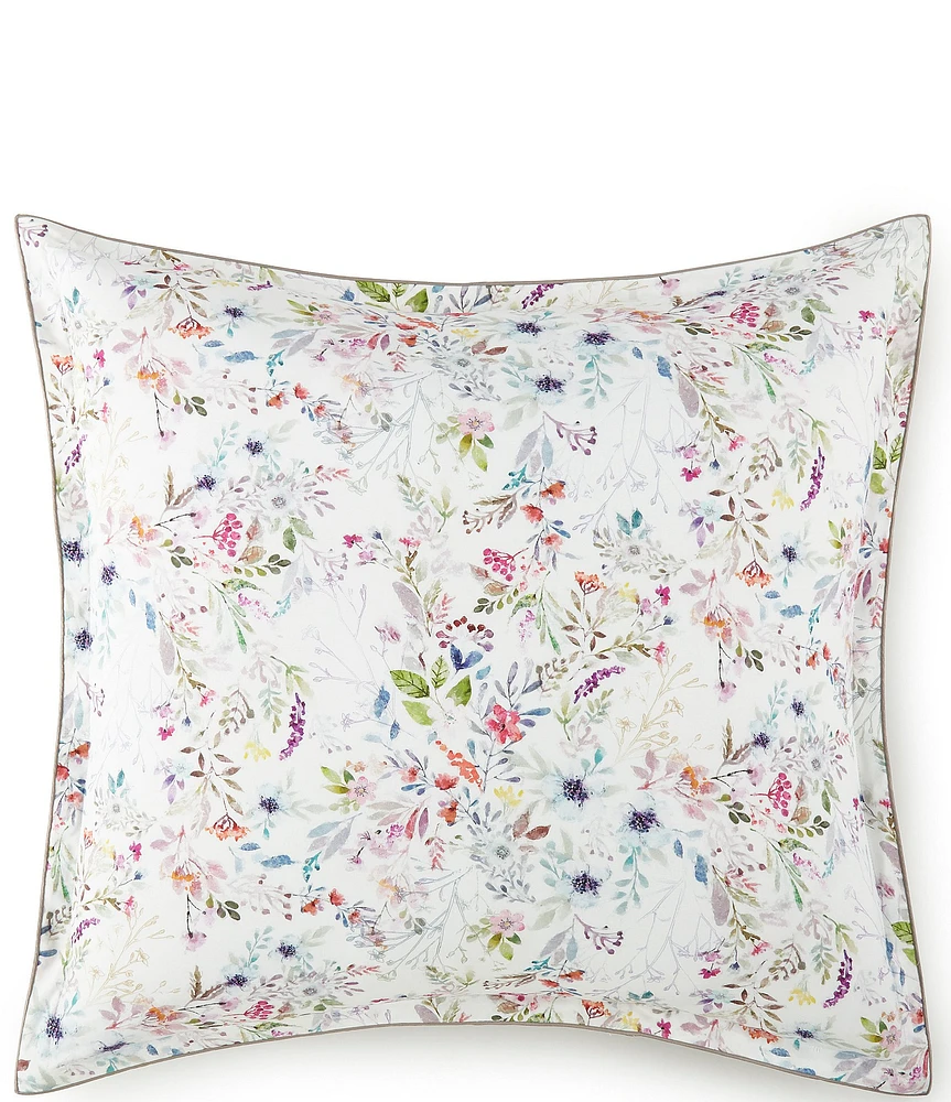 Peacock Alley Chloe Wildflower Printed Percale Sham