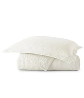 Peacock Alley Juliet Basket-Weave Matelasse Coverlet