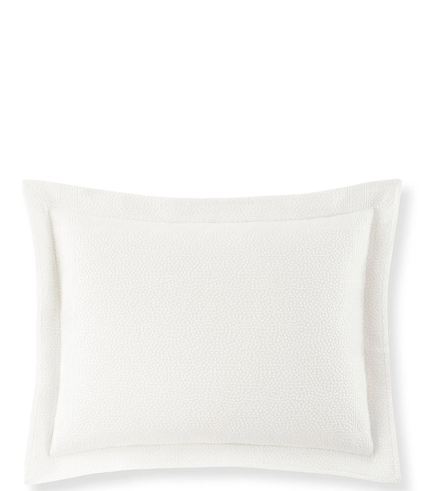 Peacock Alley Montauk Textured Pebble Matelasse Sham