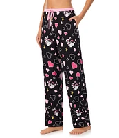 Peanuts Jersey Knit Snoopy Heart Print Coordinating Sleep Pant