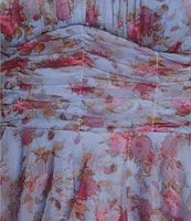 Pear Culture Floral Printed Mesh Strapless Corset Fit & Flare Dress