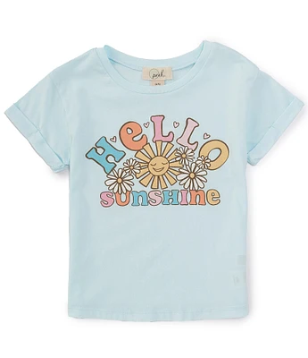 Peek Little/Big Girls 2T-10 Short-Sleeve Hello Sunshine T-Shirt