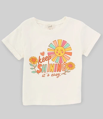 Peek Little/Big Girls 2T-10 Short-Sleeve Keep Shining T-Shirt