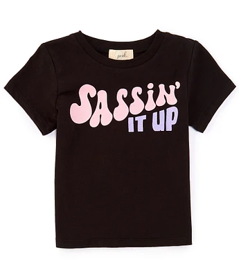 Peek Little/Big Girls 2T-10 Short-Sleeve Sassin' It Up T-Shirt