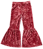 Peek Little/Big Girls 2T-10 Velour Flare-Leg Pants