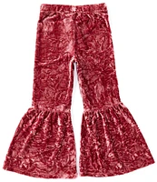 Peek Little/Big Girls 2T-10 Velour Flare-Leg Pants