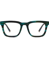 Peepers Unisex Ramblin' Man 51mm Square Blue Light Reader Glasses