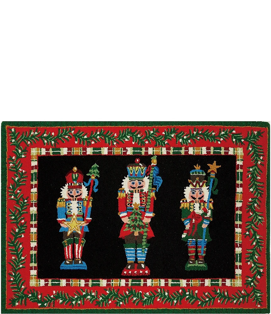 Peking Handicraft Hooked Wool Nutcracker Pagentry Rug