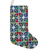 Peking Handicraft Quilt Star Hook Stocking