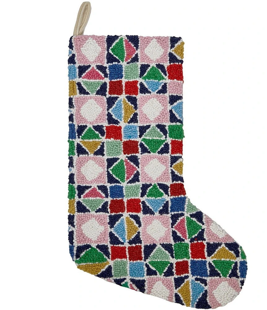 Peking Handicraft Quilt Star Hook Stocking