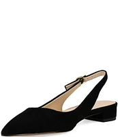 Pelle Moda Aali Suede Slingback Pumps