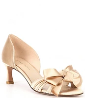 Pelle Moda Blythe Satin Bow Dress Sandals