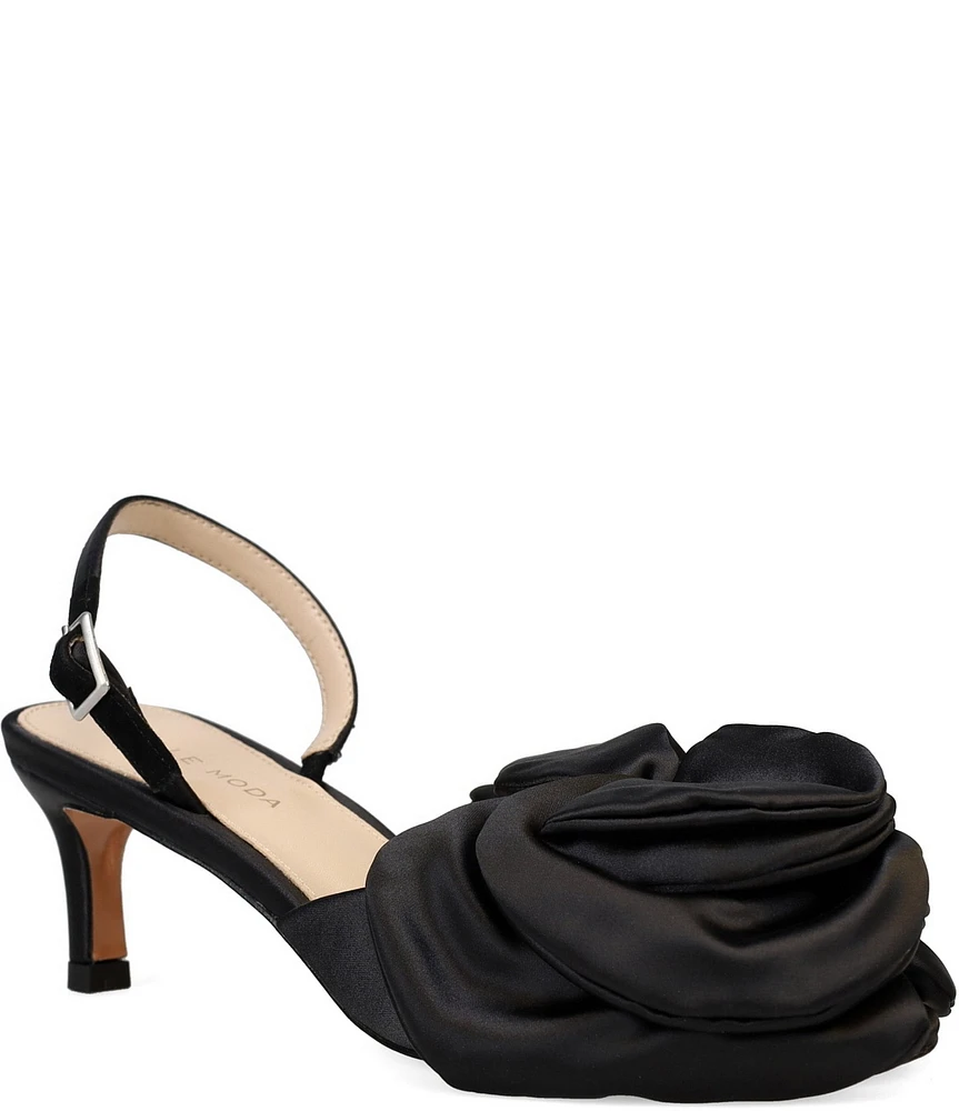 Pelle Moda Uzma Satin Statement Bow Dress Sandals