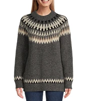 Pendleton Alpaca Fair Isle Crew Neck Long Sleeve Sweater