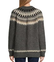 Pendleton Alpaca Fair Isle Crew Neck Long Sleeve Sweater