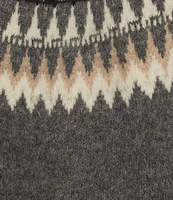 Pendleton Alpaca Fair Isle Crew Neck Long Sleeve Sweater