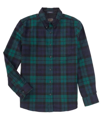 Pendleton Black Watch Fireside Plaid Long-Sleeve Woven Shirt