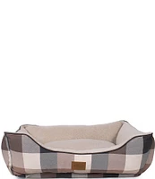 Pendleton Block Plaid Classic Kuddler Dog Bed with Removeable Cover