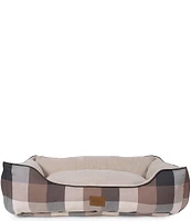 Pendleton Block Plaid Classic Kuddler Dog Bed with Removeable Cover