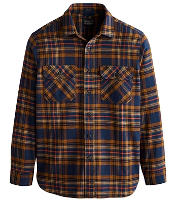 Pendleton Burnside Flannel Mini Plaid Long Sleeve Woven Shirt