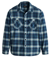 Pendleton Burnside Ombre Plaid Long Sleeve Woven Shirt