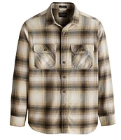 Pendleton Burnside Ombre Plaid Long Sleeve Woven Shirt