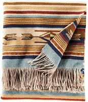 Pendleton Chimayo Southwestern Fringe Wool Throw Blanket