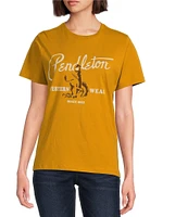 Pendleton Cowgirl Graphic Crew Neck Short Sleeve Tee