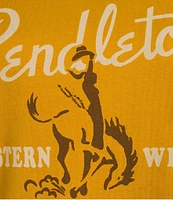 Pendleton Cowgirl Graphic Crew Neck Short Sleeve Tee