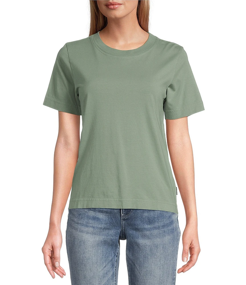 Pendleton Deschutes Crew Neck Short Sleeves Knit Ribbed Tee