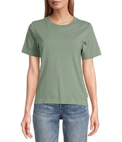 Pendleton Deschutes Crew Neck Short Sleeves Knit Ribbed Tee