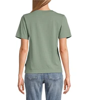 Pendleton Deschutes Crew Neck Short Sleeves Knit Ribbed Tee