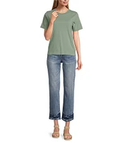 Pendleton Deschutes Crew Neck Short Sleeves Knit Ribbed Tee