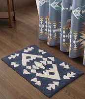 Pendleton Diamond Peak Geometric Pattern Bath Rug