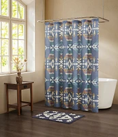 Pendleton Diamond Peak Geometric Pattern Shower Curtain
