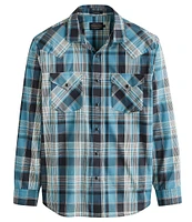 Pendleton Frontier Long Sleeve Dual Pocket Plaid Woven Shirt