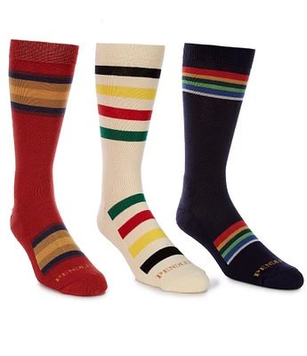 Pendleton Glacier & Crater Lake Assorted Crew Socks 3-Pack