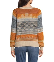 Pendleton Graphic Crew Neck Long Sleeve Pullover