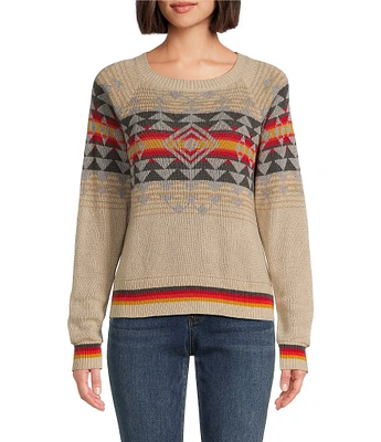 Pendleton Graphic Crew Neck Long Sleeve Sweater