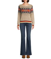 Pendleton Graphic Crew Neck Long Sleeve Sweater