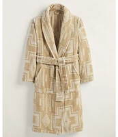 Pendleton Harding Cotton Terry Velour Cozy Robe