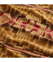 Pendleton Harding Star Fringed Jacquard Wool Throw Blanket