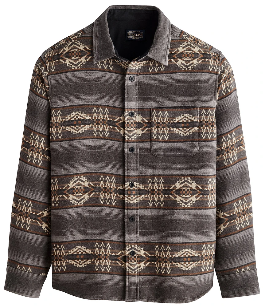 Pendleton Marshall Chamois Allover Pattern Long Sleeve Woven Shirt